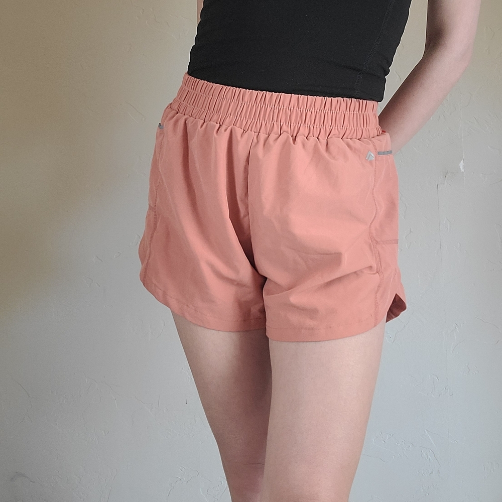 Cali sport casual workout shorts pretty blush pink size medium